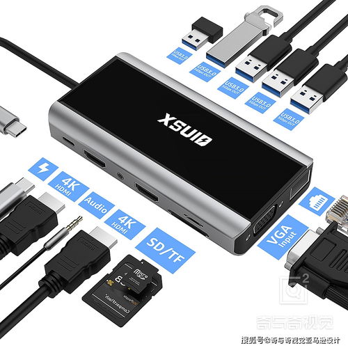 電腦轉接盒主圖渲染效果圖設計案例解析